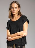 Polera Hydra Tejida Negro
