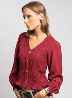Blusa Valentina Burdeo