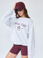 Polerón Light Gray Crewneck Sport Club Inignia