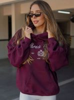 Polerón Burgundy Hoodie Sport Club Inignia