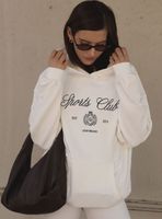 Polerón Off White Hoodie Sport Club Inignia