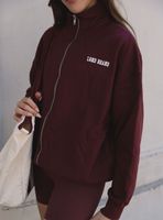 Polerón Burgundy Mock Neck Brand