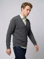 Chaleco Liso Abotonado Lana Merino