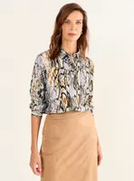 Blusa Camisera Estampada Print Color