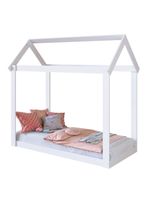 Cama Casita Montessori Cariño Blanca