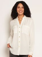 Blusa Manga Larga Tencel Abotonada en Delantero