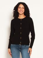 Chaleco Manga Larga Escote Redondo