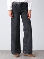 Pantalón Wide Leg Pretina Ojal