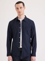 Camisa Manga Larga Casual Unicolor