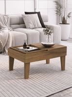 Mesa de Centro Veneza 67.7x41.4x35.1 cm Roble