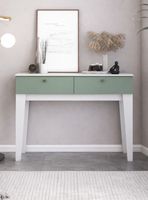 Arrimo Veneza 120x38.5x79 cm Blanco y Verde