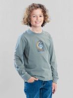 Polera Estampado Flame Shark