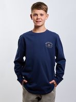 Polera Estampado Espalda Navy