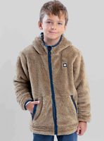 Polerón Chiporro Khaki Cierre Color