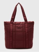Cartera de Hombro Tote Puffer Red