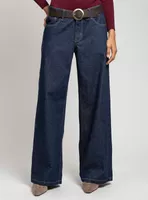 Jeans Tiro Bajo Josefa Azul