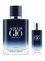 Set Perfume Acqua Di Giò Profondo Parfum Hombre 100ml + 10ml Giorgio Armani