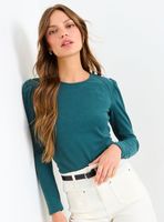 Polera Lisa de Cuello Redondo Regular