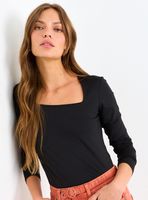 Polera de Suplex Manga Larga