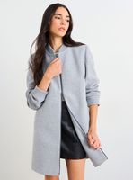 Chaquetón Liso Peacot con Cierre