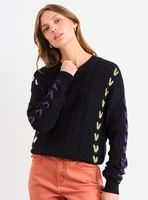 Sweater Liso Regular Manga Larga
