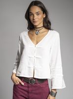 Blusa Oriental Yara Blanco