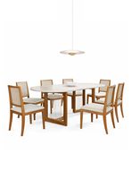 Juego de Comedor Regia Madera 2.2 + 6 Sillas Buriti