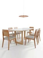 Juego de Comedor Regia Madera 2.2 + 6 Sillas Ipe