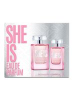 Set Perfume She Is EDP Mujer 100 ml + Miniatura 30 ml