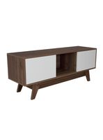 Rack TV 55'' 2 Puertas Romero 53.7x135x40.0 cm Gales y Blanco