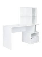 Escritorio Biblioteca 1 Puerta Alito 140.0x140.0x50.0 cm Blanco