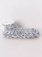 Pantuflas Tricot Azul