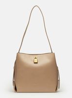 Cartera de Hombro The Lock Beige