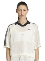 Polera con Cuello de Tejido Crochet