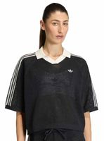 Polera con Cuello de Tejido Crochet Brand