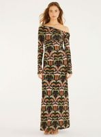 Vestido Midi Asimétrico Tucanes y Palmeras