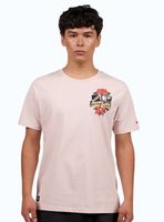 Polera Print Rosas Escudo