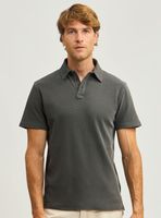 Polera Cuello Self Fabric Tela Waffle