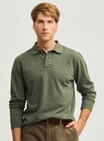 Polera Pique Manga Larga Lisa Regular