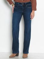 Jeans Recto Push In Push Up Pretina Media 2 Botones