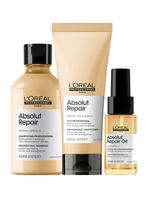 Set Profesional Reparación Shampoo + Acondicionador + Aceite Absolut Repair