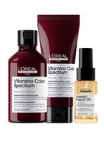 Set Profesional Cuidado Color Profundo Shampoo + Acondicionador Vitamino Color Spectrum + Aceite