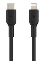 Cable USB-C a Lightning 1m PVC Negro