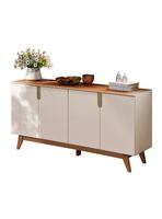 Buffet Recife 4 Puertas Beige Nogal