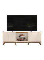 Rack TV  Guaruja Beige/Nogal para TV hasta 75''
