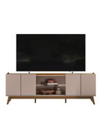 Rack TV  Guaruja Gris/Nogal para TV hasta 75''