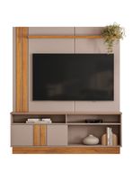 Estante TV 60'' Fortaleza Gris Nogal