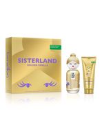 Set Perfume United Colors Sisterland Golden Vanilla EDP Mujer 80 ml + Loción Corporal 75 ml