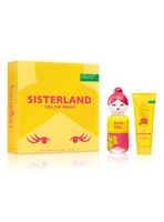 Set Perfume United Colors Sisterland Yellow Peony EDT Mujer 80 ml + Loción Corporal 75 ml