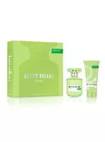 Set Perfume United Dreams Live Free EDT Mujer 80 ml + Loción Corporal For Her 75 ml